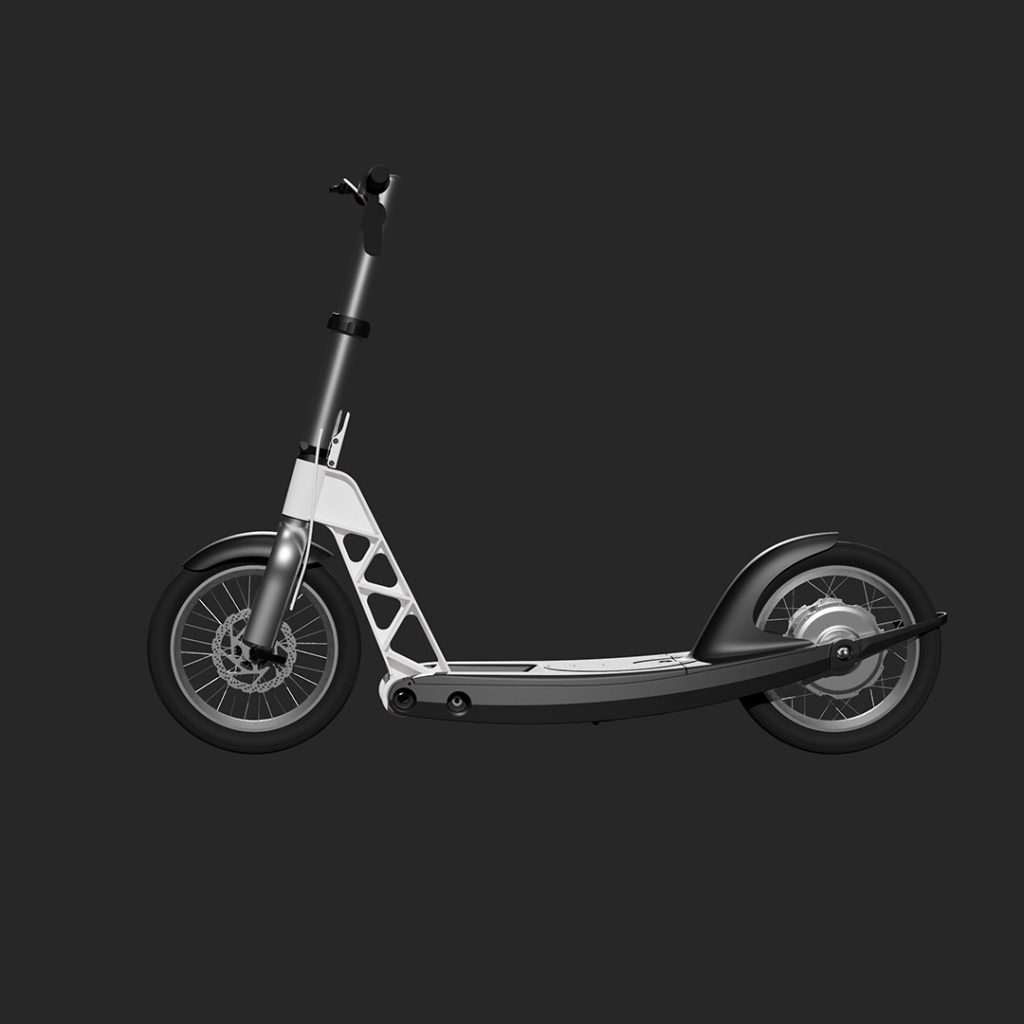 Black Customation ikairos electric scooter